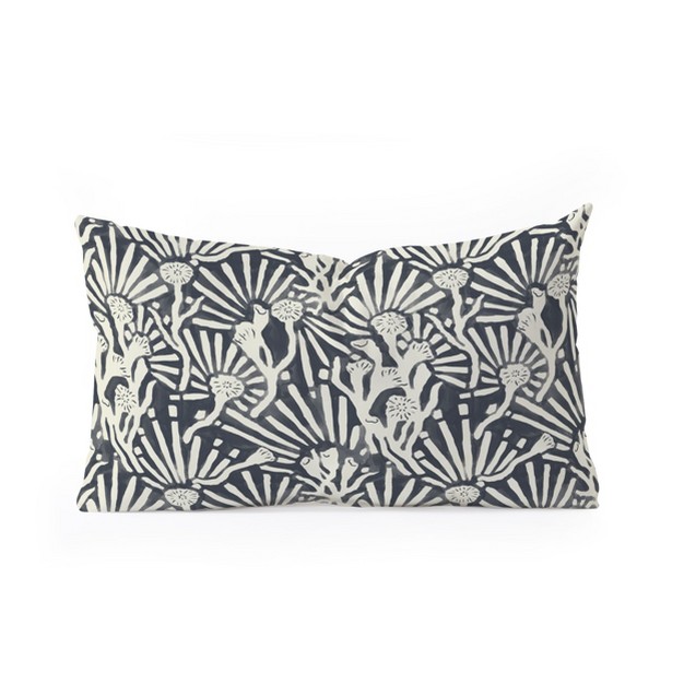 Msrystudio Garden Magic Darknight Oblong Throw Pillow Society6