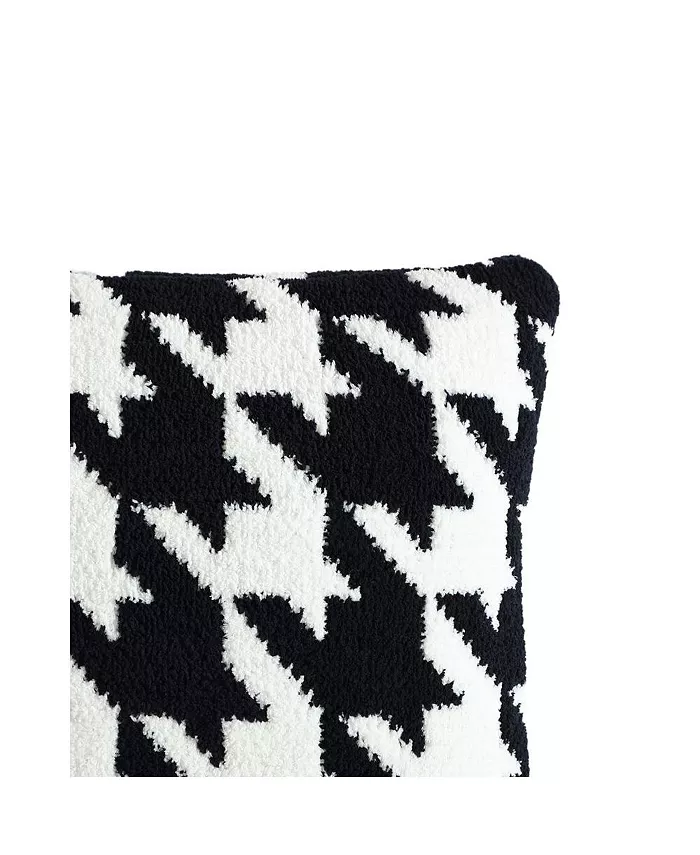 SUNDAY CITIZEN Houndstooth Decorative Pillow， 20 x 20