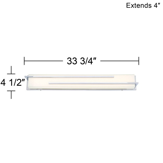 Light Bar Led Fixture White Glass For Bedroom Bathroom Vanity Reading Living Room