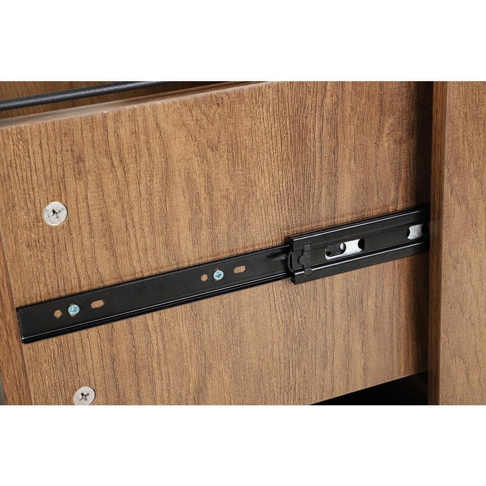 Brown File Cabinet With 2-Drawers LKL-420-BO