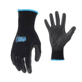 GORILLA GRIP Large Maximum Grip Work Gloves (4-Pack) 25497-042