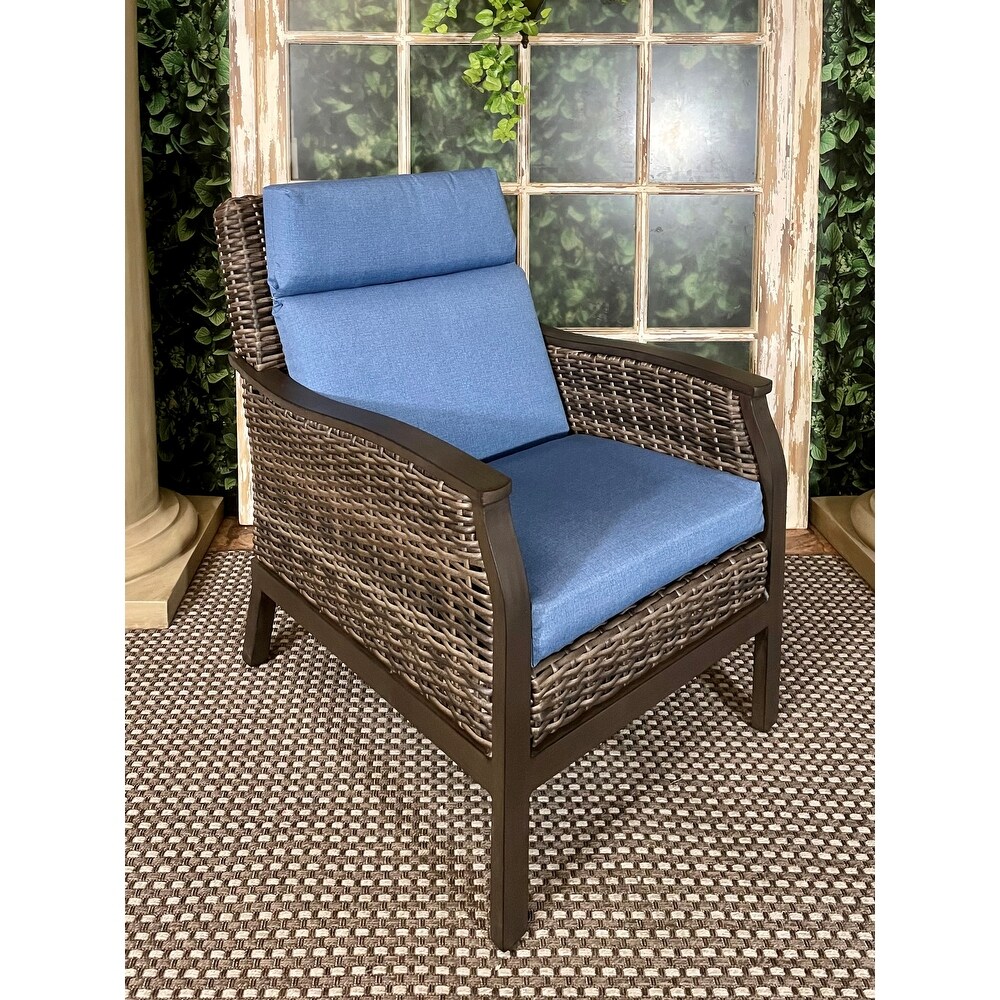 Outdoor McHusk High Back Chair Cushion   44x22x4