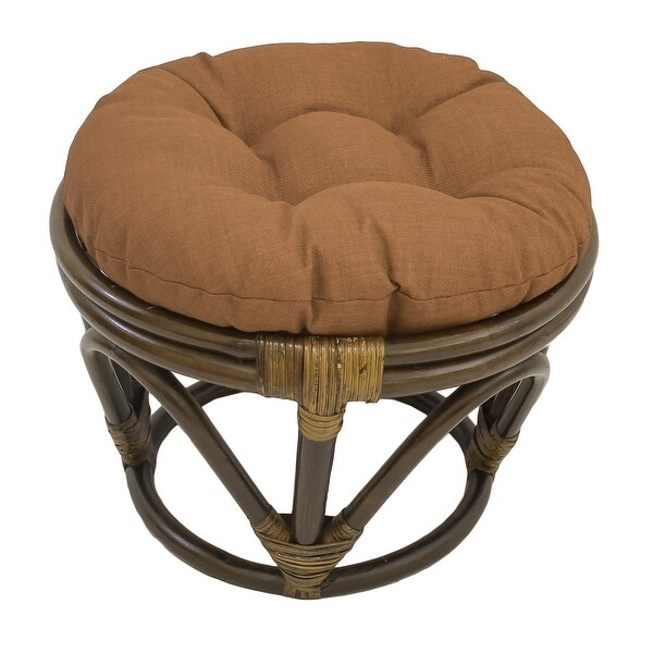 18-inch Round Indoor/Outdoor Footstool Cushion (Cushion Only) - 18 x 18