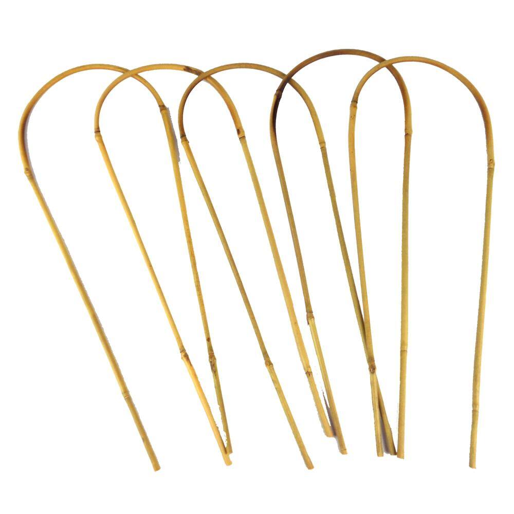 16 in. Bamboo U Trellis Hoop Stakes (5-Pack) BU120ES5