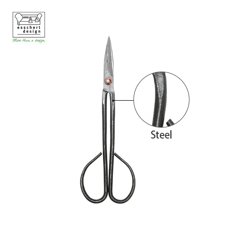 GT297 Bonsai Twig Shears Slim Garden Branch Cutting Trimming Tools Steel Blade Hand Pruners Bonsai Scissors