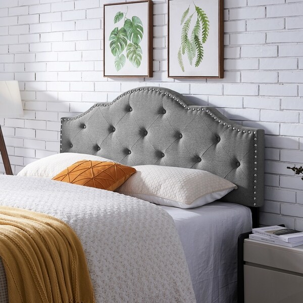 Cordeaux Contemporary Upholstered Headboard by Christopher Knight Home - - 30403495