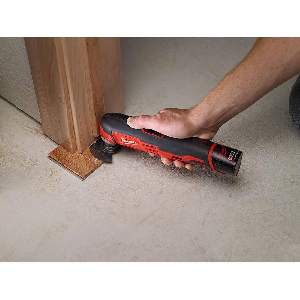 MW M12 FUEL 12V 3 in. Lithium-Ion Brushless Cordless Cut Off Saw Kit with M12 Oscillating Multi-Tool 2522-21XC-2426-20