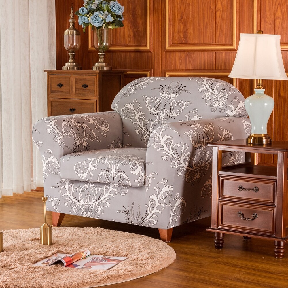 Subrtex Stretch Printed Floral Washable Sofa Slipcover