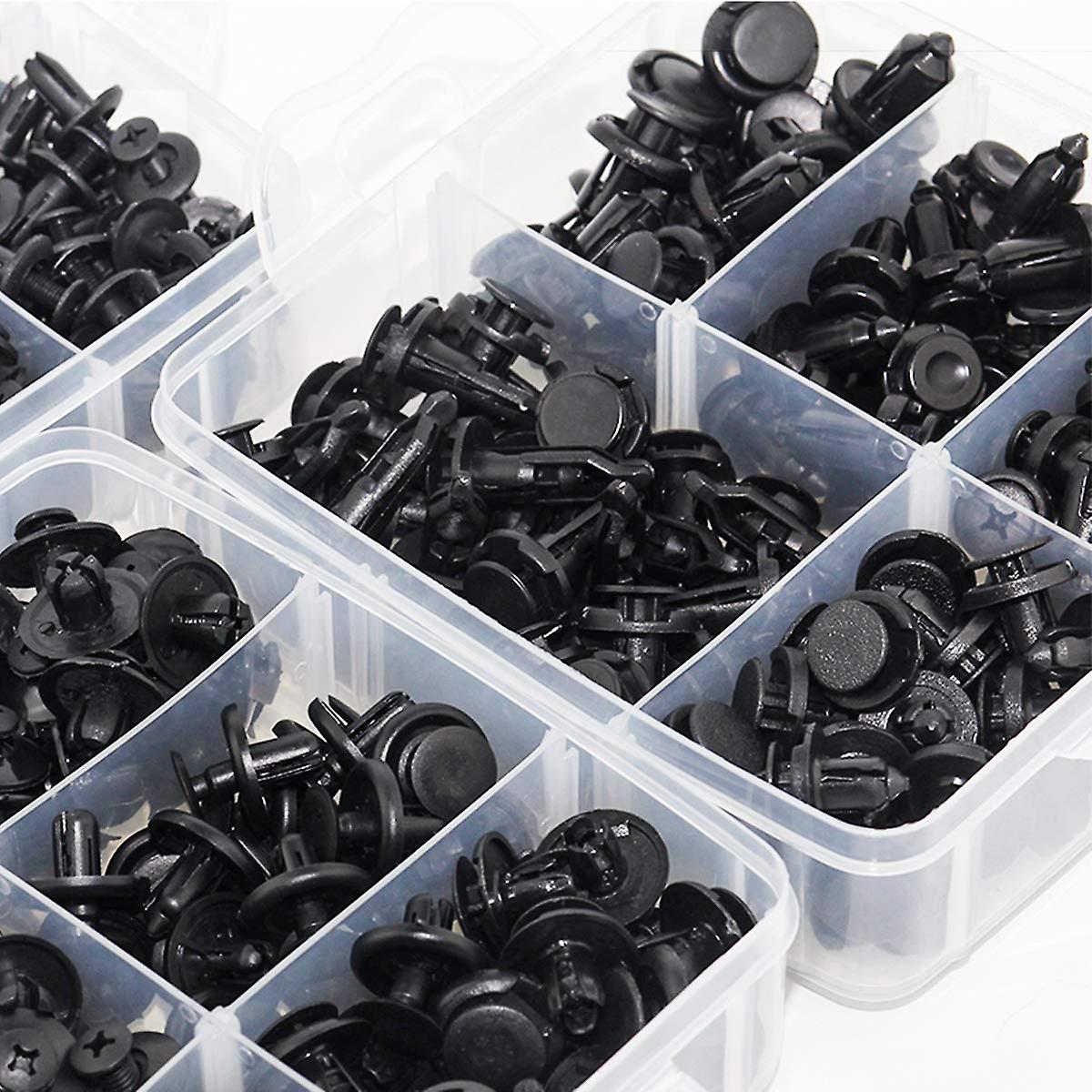 620 Pcs Car Retainer Clips Plastic Fasteners Kit Fender Rivet Clips 16 Most Popular Sizes Auto Push Pin Rivets Set For Toyota Gm Ford Honda Acura Chry