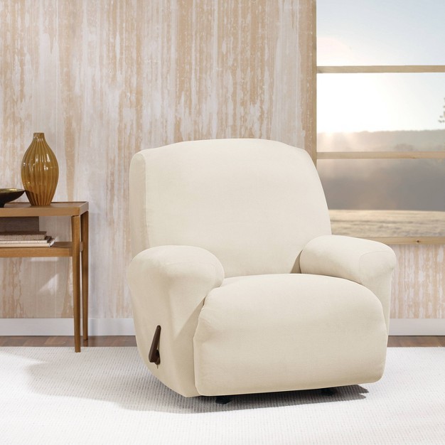 Stretch Knit Wing Recliner Slipcover Sure Fit