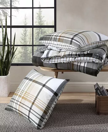 Eddie Bauer Normandy Plaid Comforter Set， Full Queen