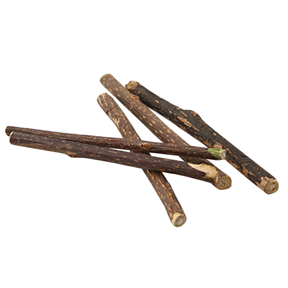 Sehao 10PC Apple Wood Chew Sticks Twigs for Small Pets Rabbit Guinea Pig Parrot pet other Teething Sticks Brown