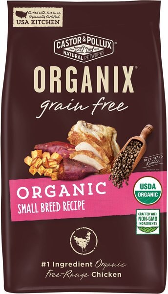 Castor and Pollux ORGANIX Organic Small Breed Recipe Grain-Free Dry Dog Food