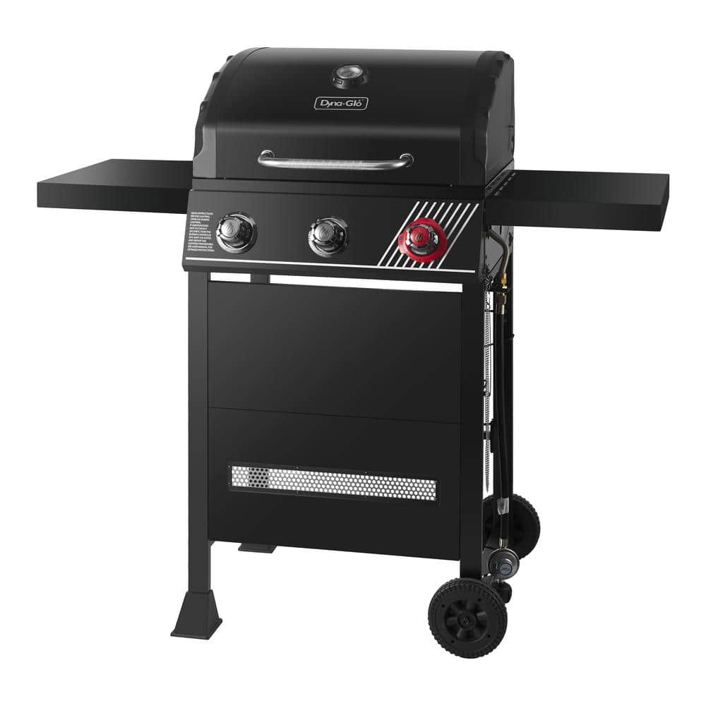 Dyna-Glo 3-Burner Propane Gas Grill in Matte Black with TriVantage Multi-Functional Cooking System DGH353CRP