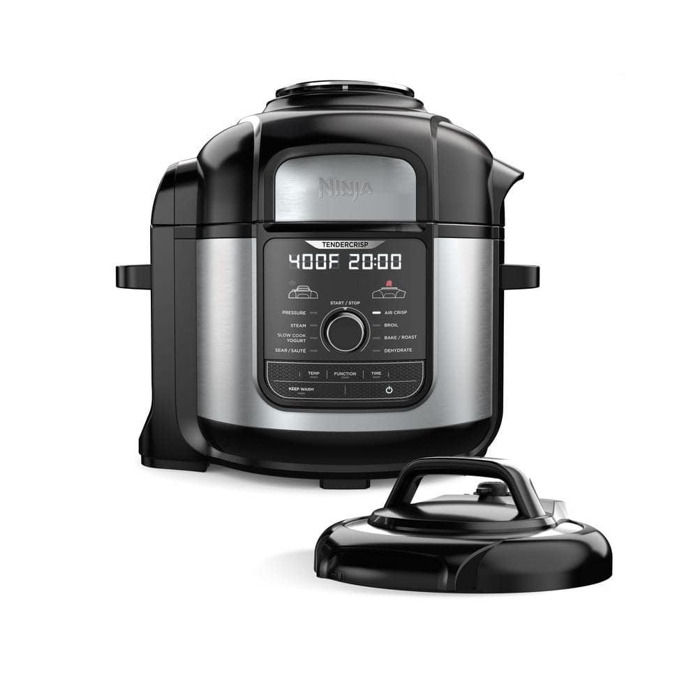 NINJA Foodi Deluxe 8 qt Black Electric Pressure Cooker and Air Fryer