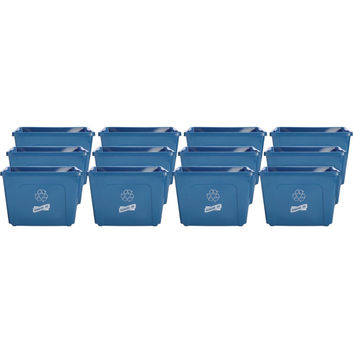 14-Gallon Recycling Bin by Genuine Joe GJO11582CT