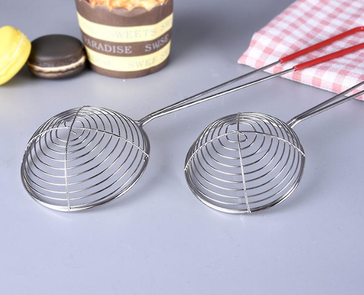 Fondue Strainer Stainless Steel Kitchen Strainer With Handles Fine-meshed