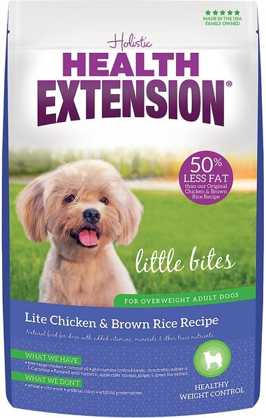 Health Extension Little Bites Lite Chicken and Brown Rice Recipe Dry Dog Food