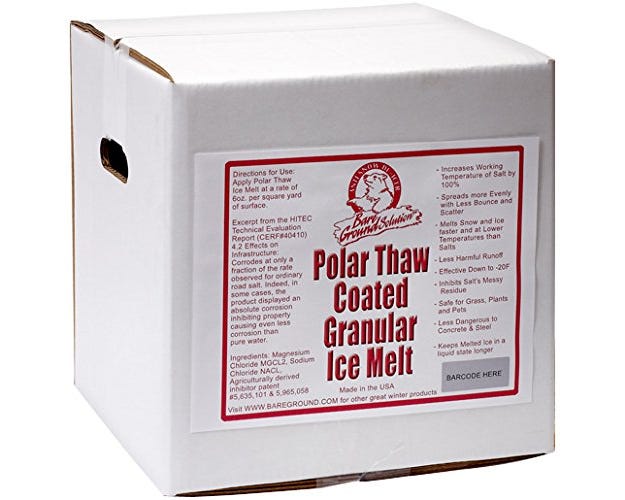 Bare Ground Coated Granular Ice Melt 40 Lb Box