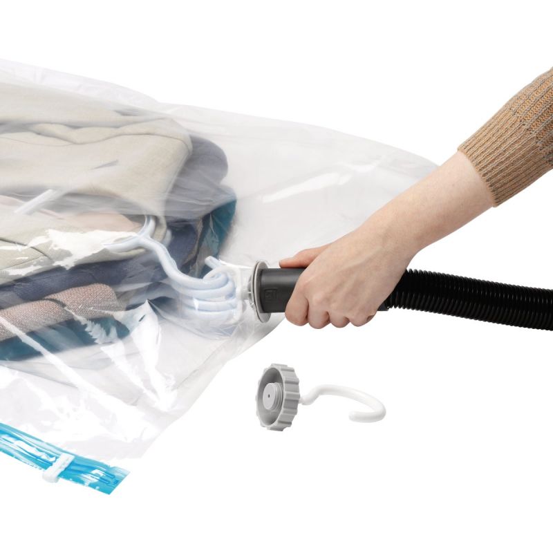 Whitmor Hanging Vacuum Seal Storage Bag Clear