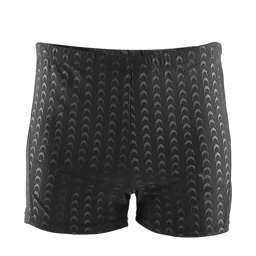 Men Sport Swimwear Racing Swimming Trunks Quick Dry Briefs Swim Suit (black 4xl)