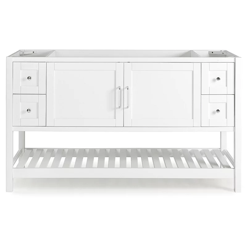 Alaterre Furniture Bennet White Vanity Cabinet