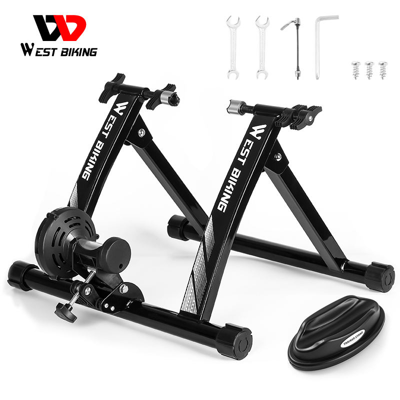 WEST BIKING Accessories Wholesale Cycling Training Roller Indoor Bike Trainers Bike Home Trainer Bicycle Roller Trainer Foldable