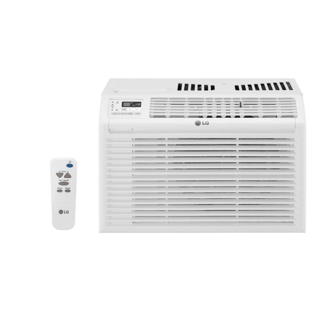 LG 6000 BTU 115-Volt Window Air Conditioner LW6017R Cools 250 Sq. Ft. with Remote LW6017R