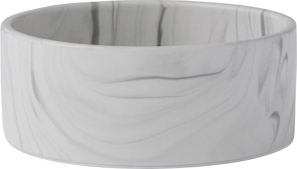 Frisco Marble Design Non-skid Ceramic Dog and Cat Bowl