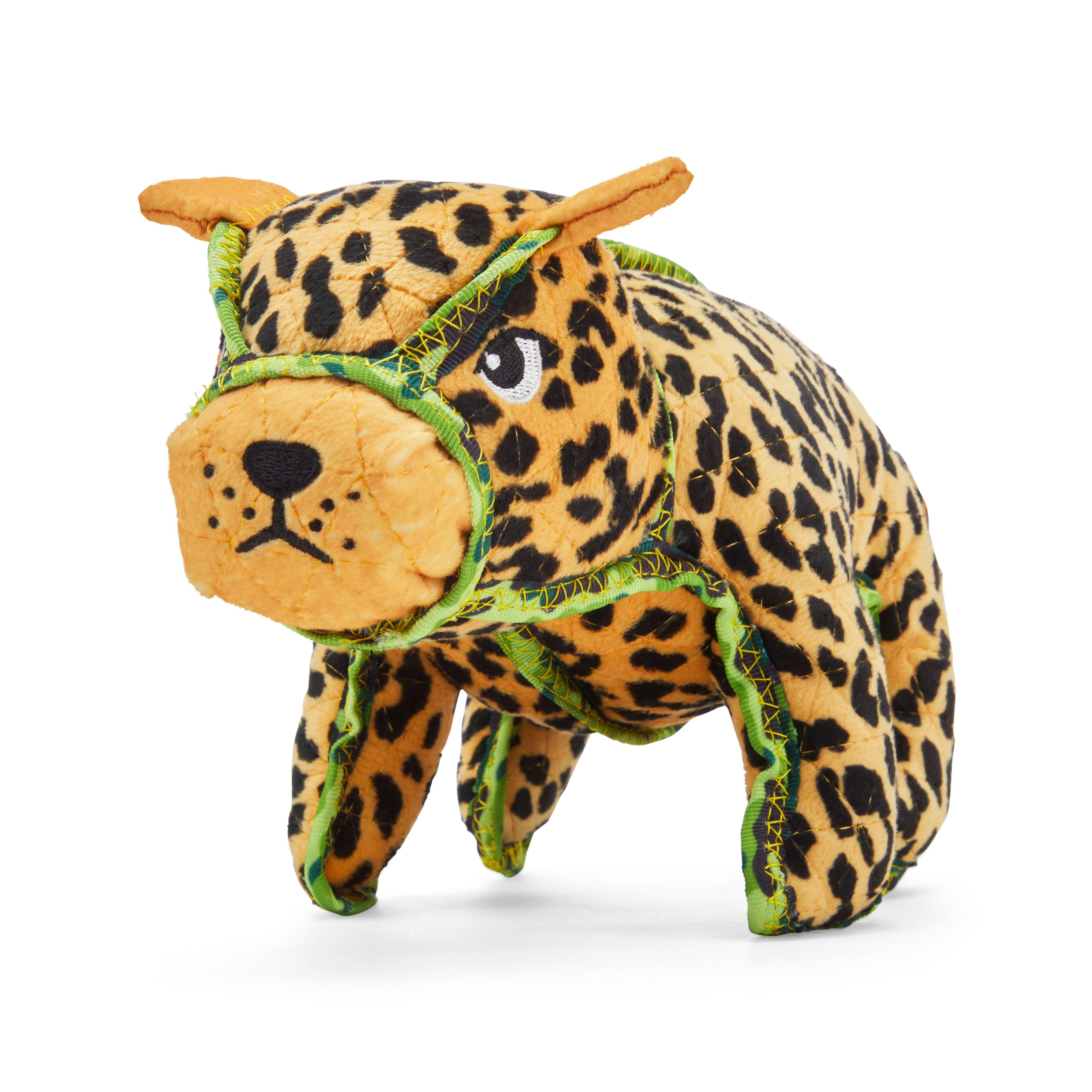 Outward Hound Xtreme Seamz Leopard Dog Toy， 3XX-Large