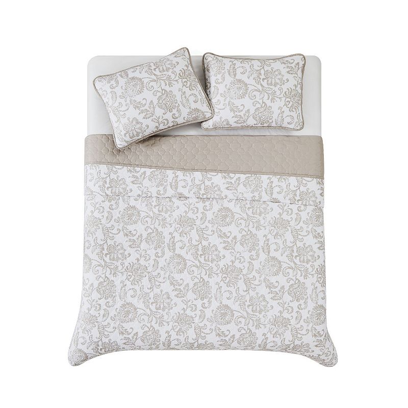 Cannon Sylvana Jacobean Quilt Set with Shams