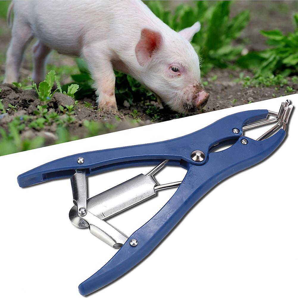 Metal Sheep Pig Livestock Tail Docking Castration Pliers Rings Veterinary Surgical Tool