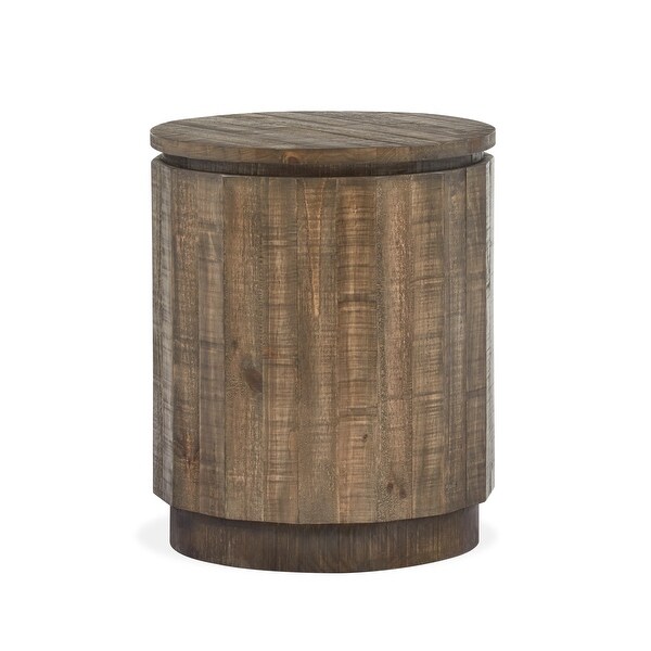 Magnussen T5194 Baisden Wood Round Accent End Table