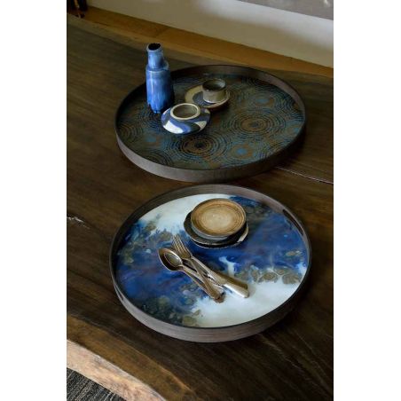 BLUE MIST ORGANIC GLASS TRAY-RO/S