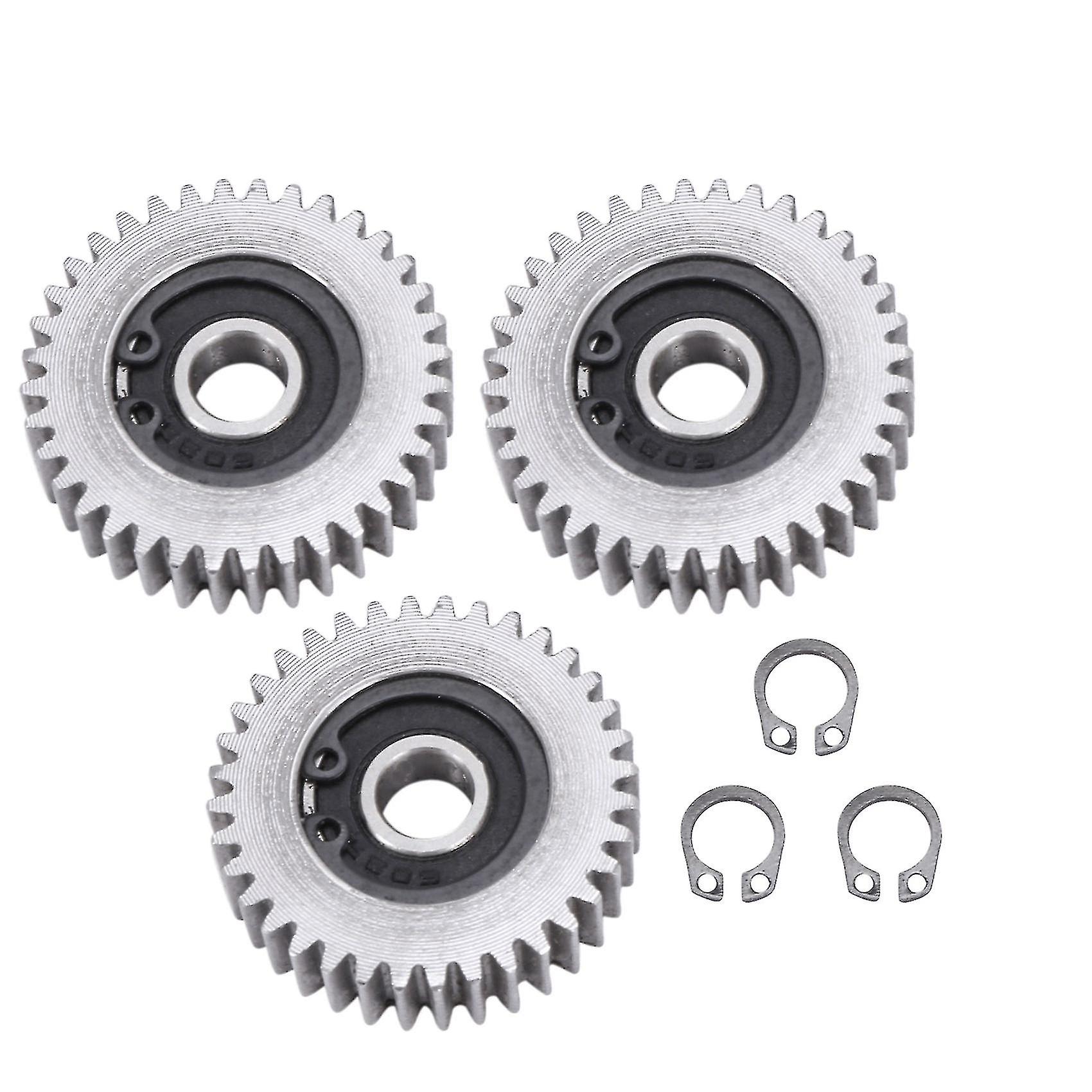 3 Pieces Gear Diameter:38 Mm 36 Tooth Thickness:12 Mm Steel Gear