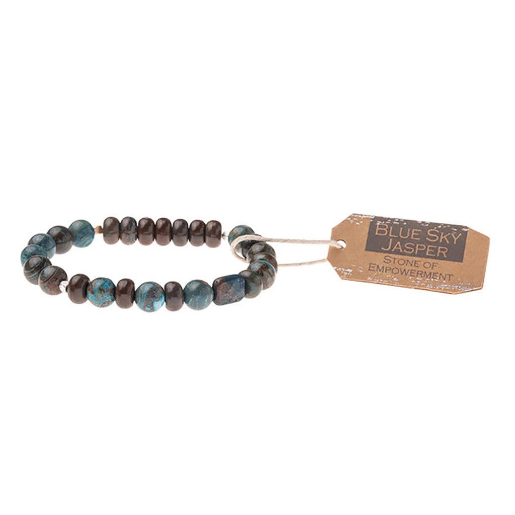 Scout Curated Wears  Blue Sky Jasper Stone Bracelet - Stone of Empowerment