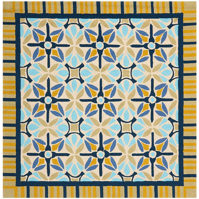 Safavieh Four Seasons Ocala Framed Suzani Indoor Outdoor Rug