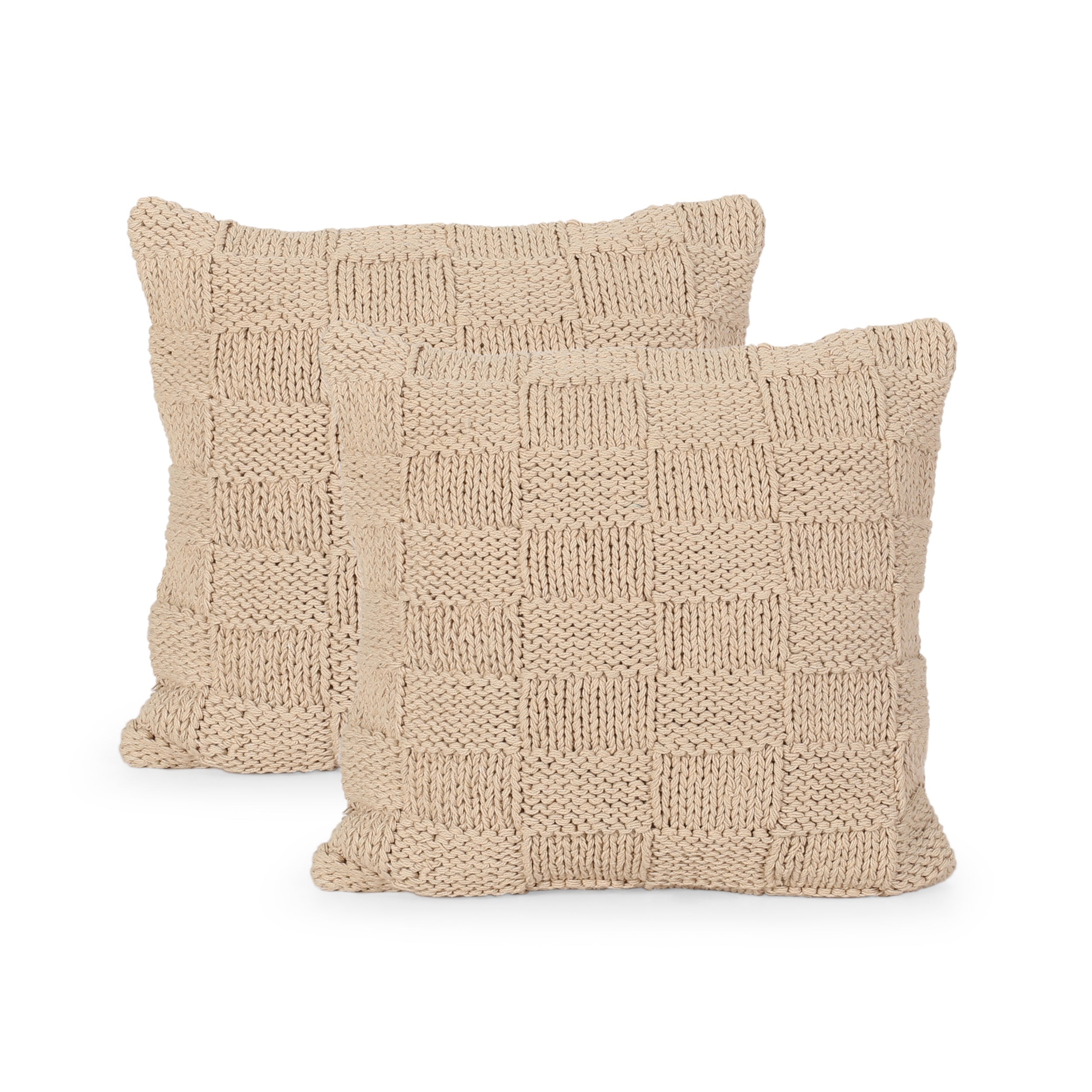 Merle Boho Cotton Throw Pillow (Set of 2)