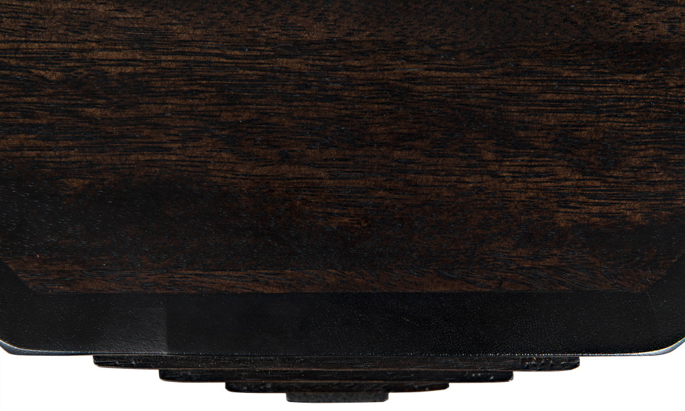 Moore Side Table  Ebony   Transitional   Side Tables And End Tables   by HedgeApple  Houzz