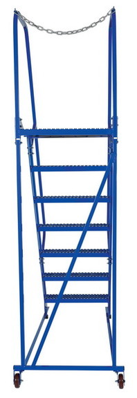 Vestil LAD MM 7 G maintenance ladder 7 step grip s...