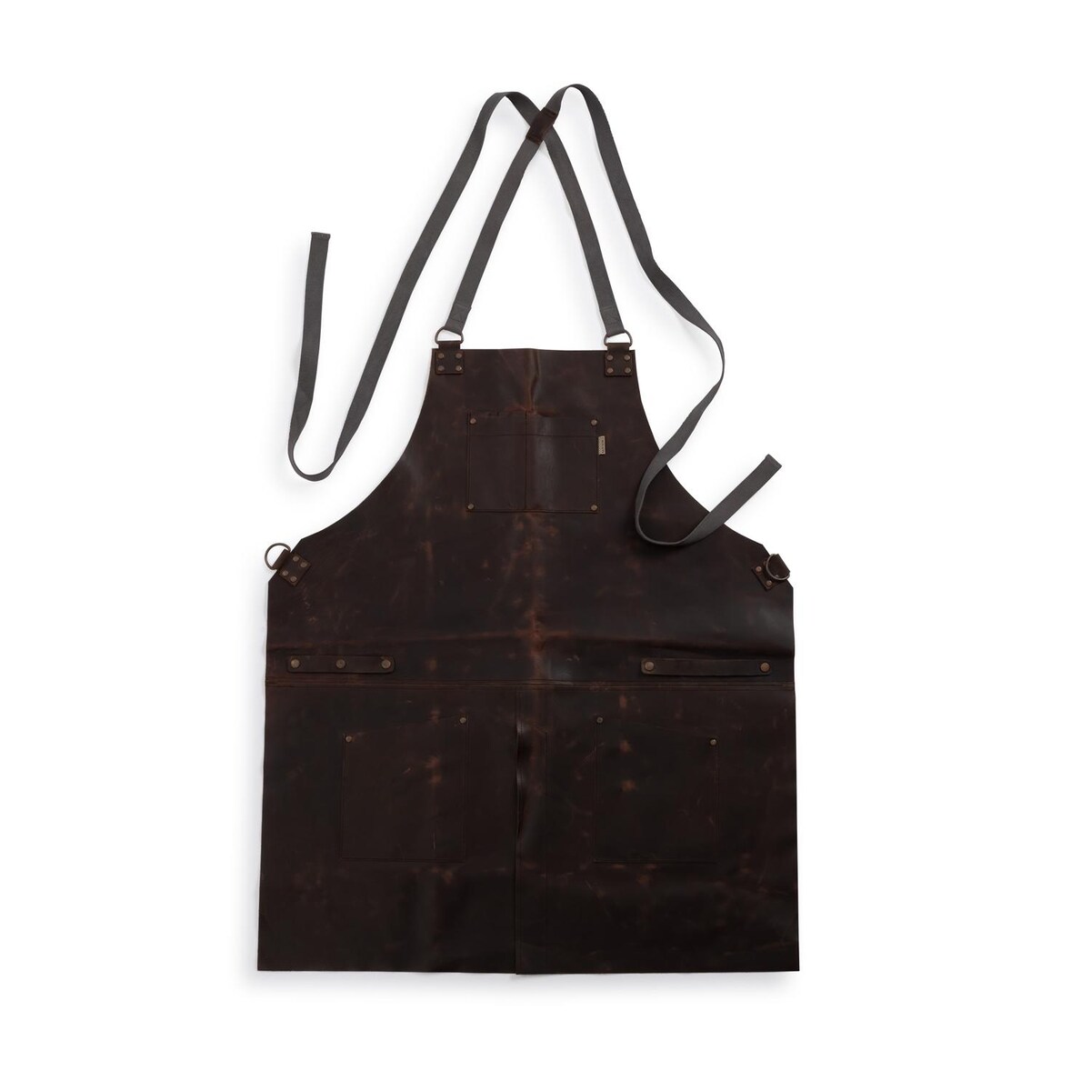 Tradesman Water Buffalo Waxed Saddle Leather BBQ Apron