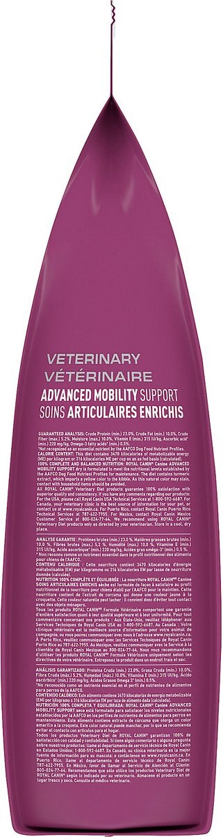 Royal Canin Veterinary Diet Adult Advanced Mobility Support Dry Dog Food