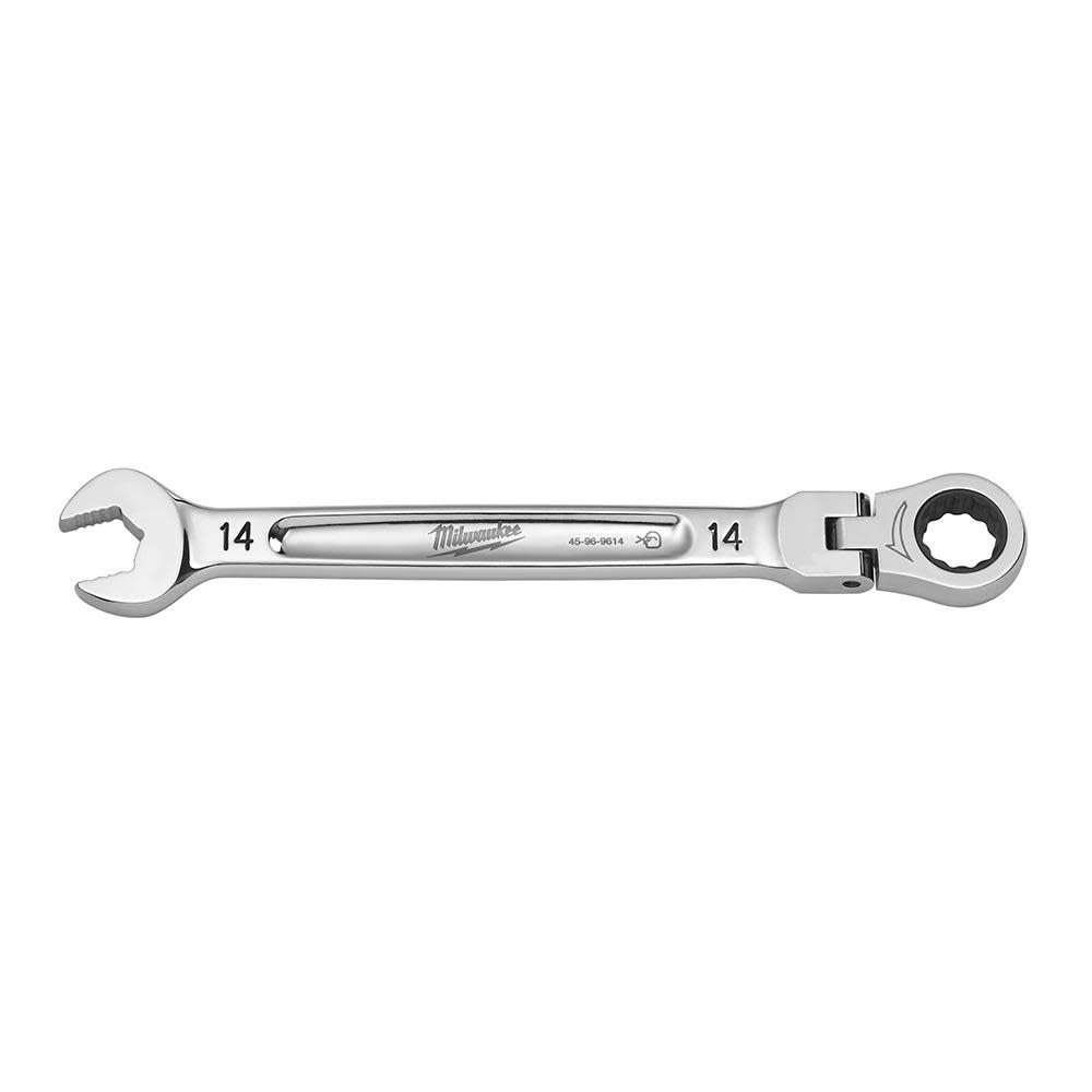 Milwaukee Combination Wrench Flex Head Ratcheting 14mm