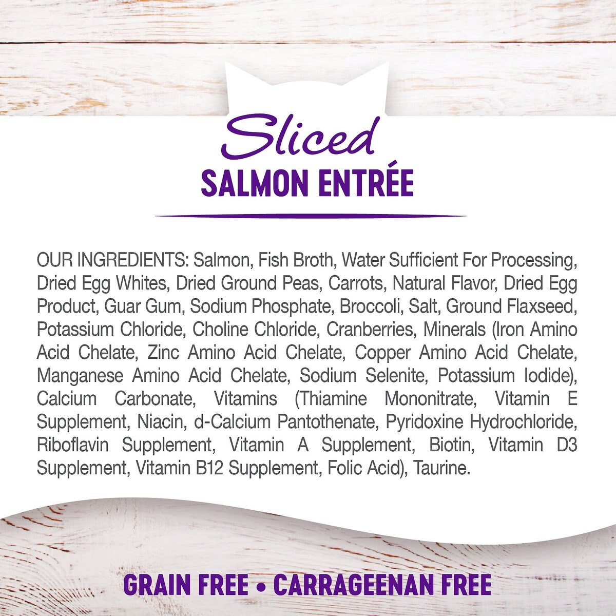 Wellness Sliced Salmon Entree Grain-Free Canned Cat Food