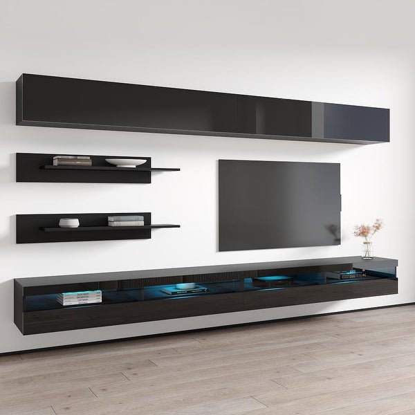 Fly I1 35TV Wall Mounted Floating Modern Entertainment Center