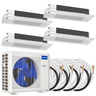 MRCOOL DIY 36000 BTU 3 Ton 4-Zone Ductless Mini Split AC with Heat Pump - 230V 2-25' 1-50' 1-75' Install Kit DIYM436HPC00C101