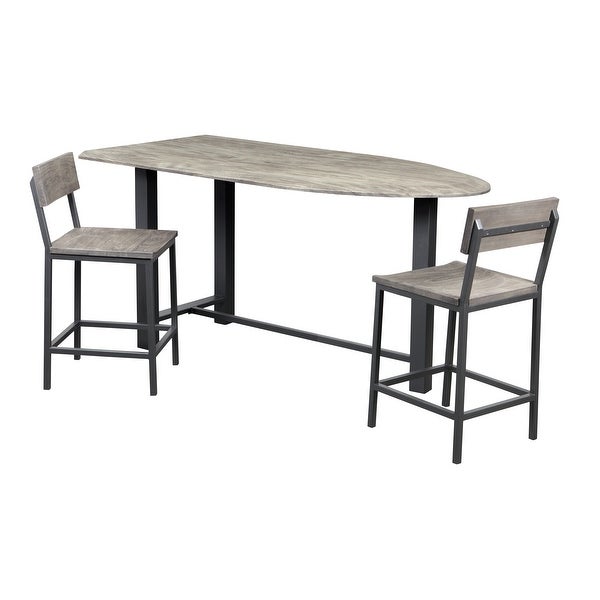 Somette Yukon Counter Height Barstools， Set of 2