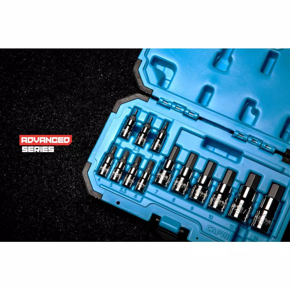 Capri Tools Advanced Series Metric Hex Bit Socket Set (13-Piece) and#8211; XDC Depot