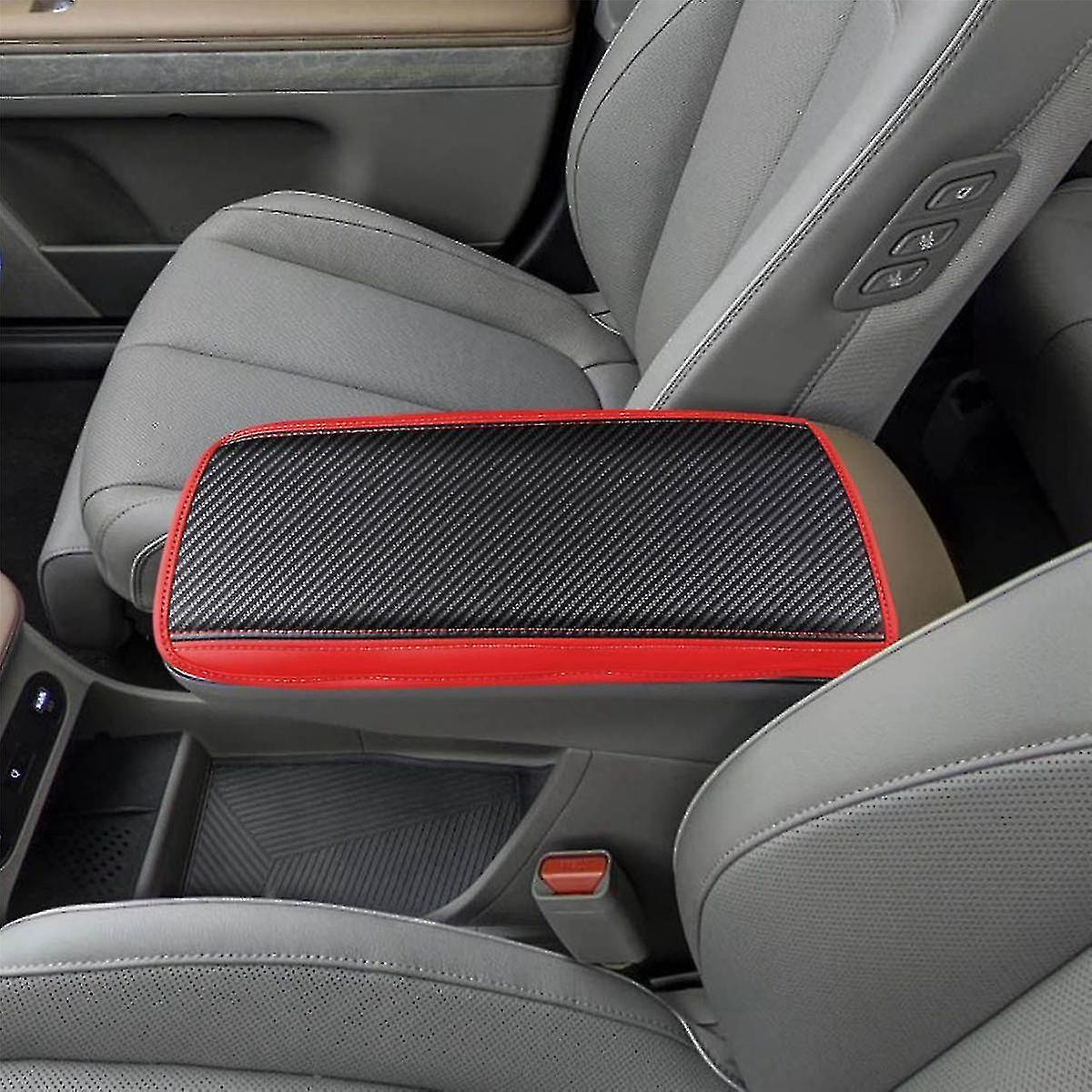 Car Armrest Box Cover For Aini 5 Ioniq 2022+ Central Control Armrest Pad Protection Cover Red