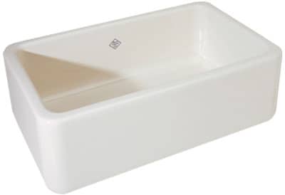 Rohl 30 Shaws Original Fireclay White Apron Single Bowl Kitchen Sink